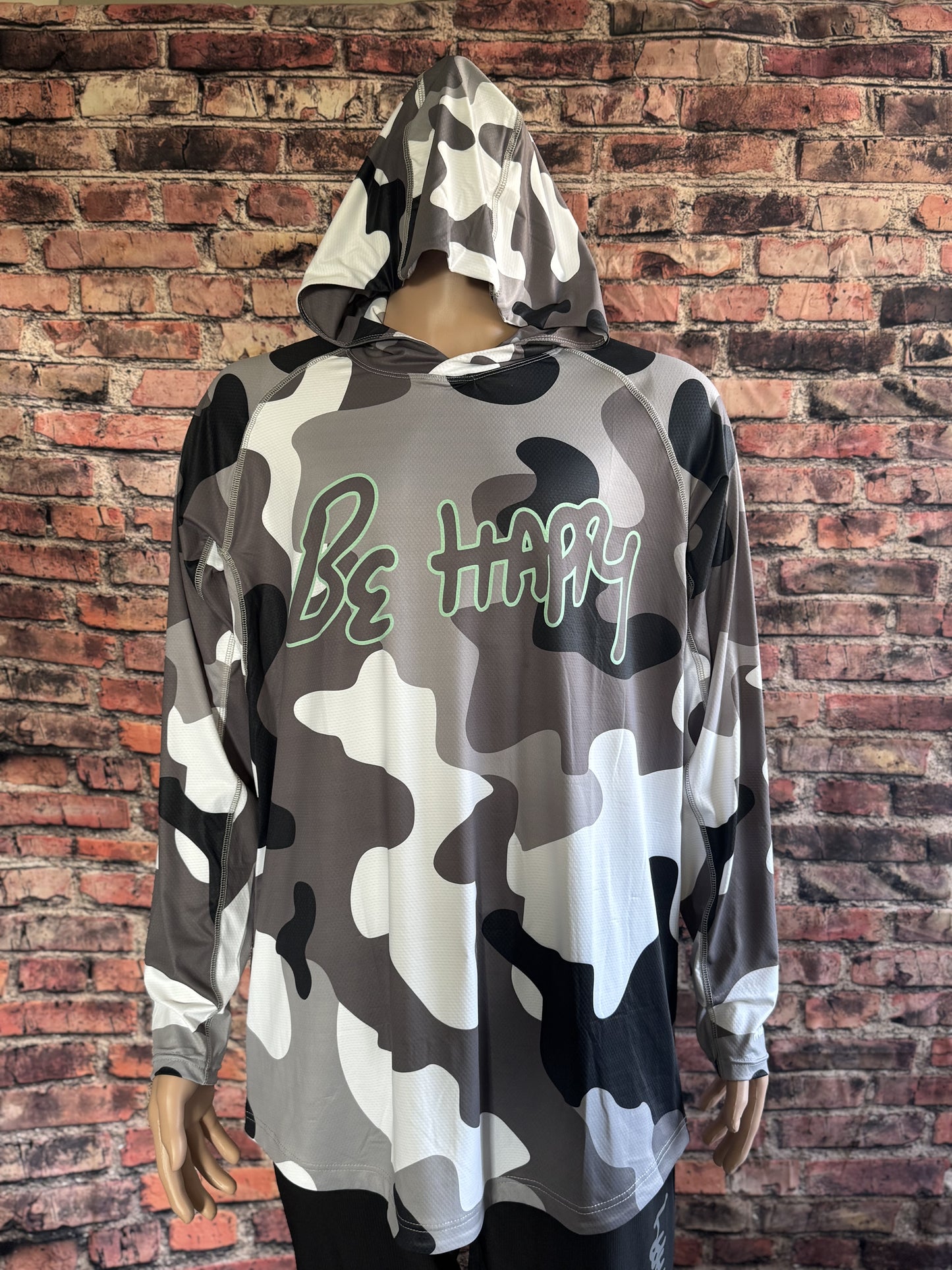 Long Sleeve Light Weight Camo Hoodie