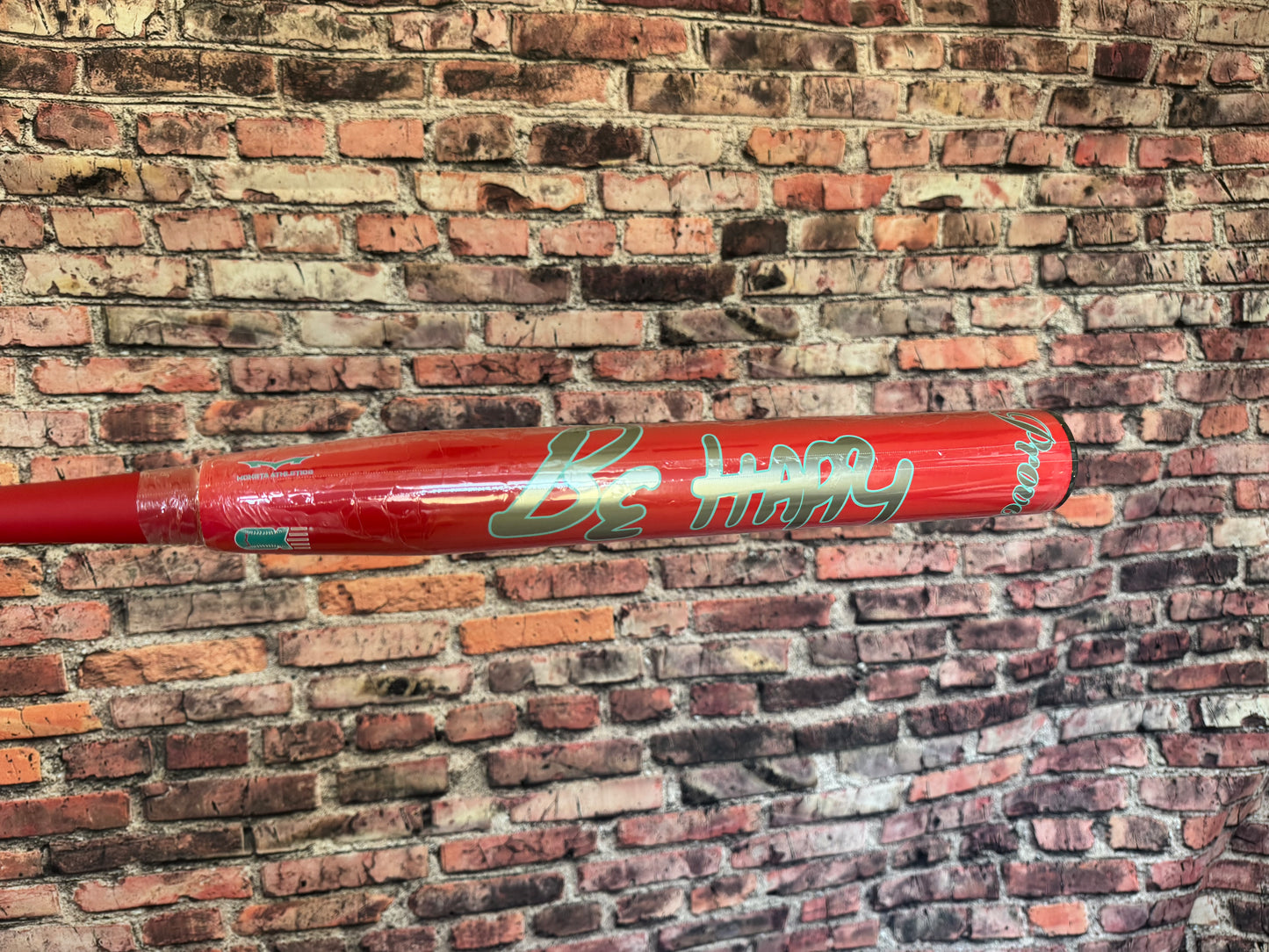 *USSSA Be Happy Monsta Exclusive Matte Red and Chrome Foils accents