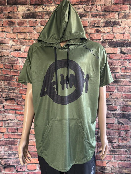 OD Green Short Sleeve Hoodie