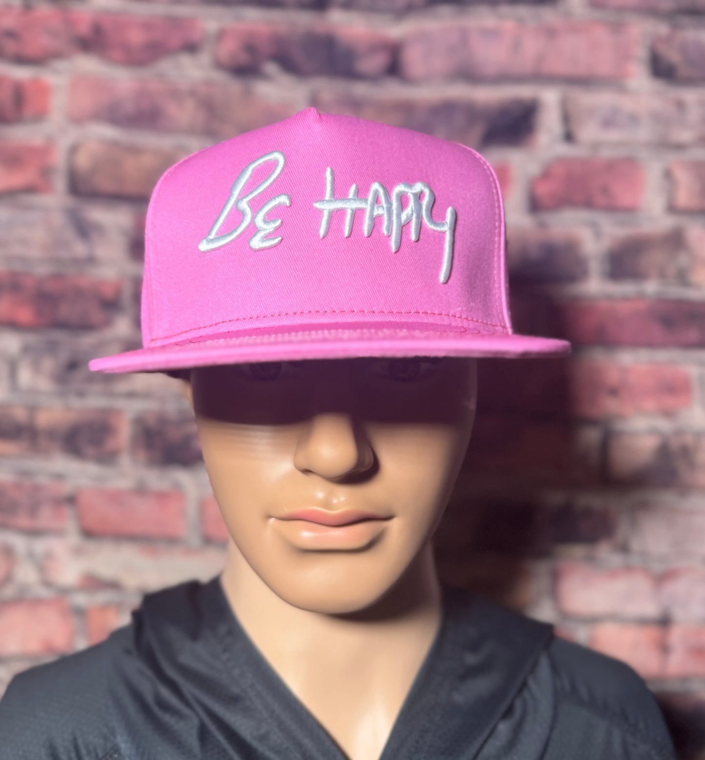 Pink and Black Snap Back Hat