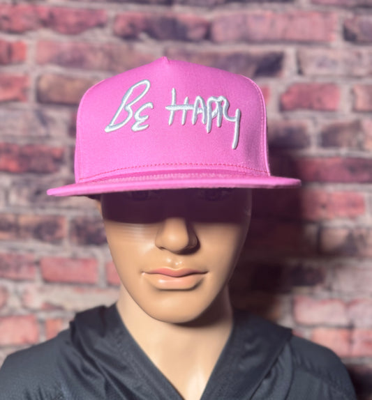 Pink and Black Snap Back Hat